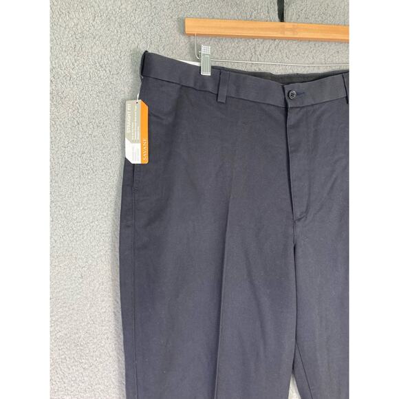 Savane Men's Chino Pants Size 40‎ Blue Straight Leg Wrinkle Free NEW NWT - Picture 9 of 12
